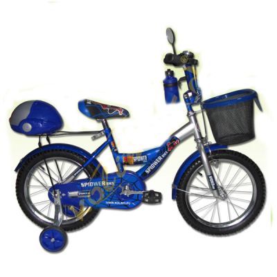 Детски велосипед с помощни колела SPIDERMAN 16"