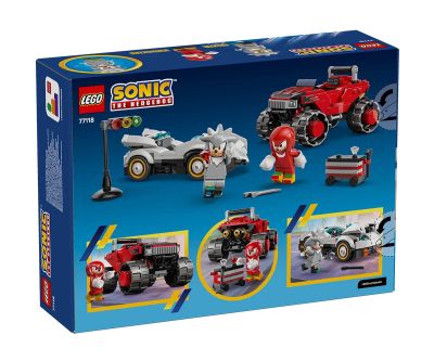 Конструктор Колата на Silver срещу чудовищния камион на Нъкълс LEGO Sonic the Hedgehog 77118