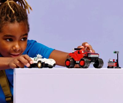 Конструктор Колата на Silver срещу чудовищния камион на Нъкълс LEGO Sonic the Hedgehog 77118