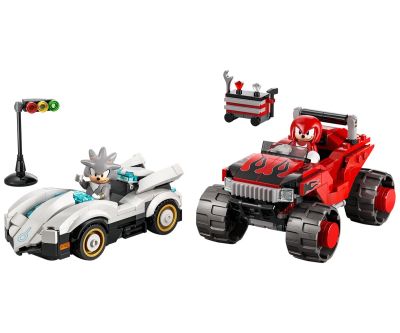 Конструктор Колата на Silver срещу чудовищния камион на Нъкълс LEGO Sonic the Hedgehog 77118