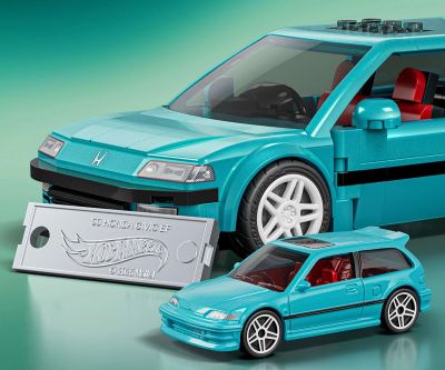 Конструктор Хонда Сивик Brick Shop Hot Wheels JHF62 