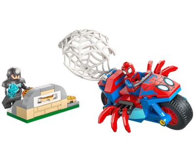 Конструктор Спайди на мотоциклет срещу носорога LEGO Spidey 11206
