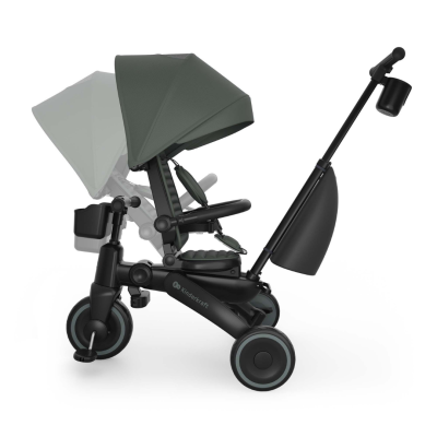 Сгъваема триколка със сенник KinderKraft JAZZ 3 ЗЕЛЕНА