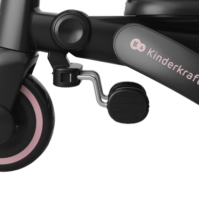 Сгъваема триколка със сенник KinderKraft JAZZ 3 PINK