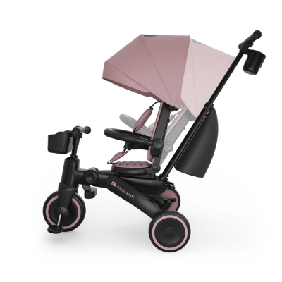 Сгъваема триколка със сенник KinderKraft JAZZ 3 PINK