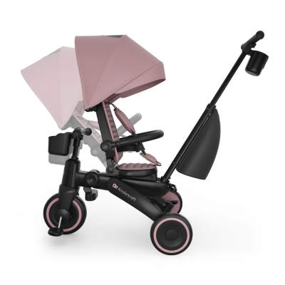 Сгъваема триколка със сенник KinderKraft JAZZ 3 PINK