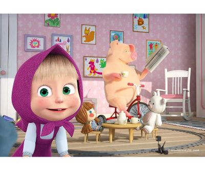 Детски пъзел Маша и Мечокът 2x12 ел. Ravensburger 05645