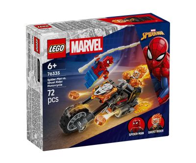 Конструктор Спайдърмен срещу Призрачен ездач с мотоциклет LEGO Marvel Super Heroes 76335 