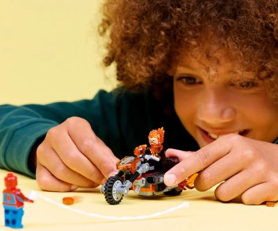 Конструктор Спайдърмен срещу Призрачен ездач с мотоциклет LEGO Marvel Super Heroes 76335 