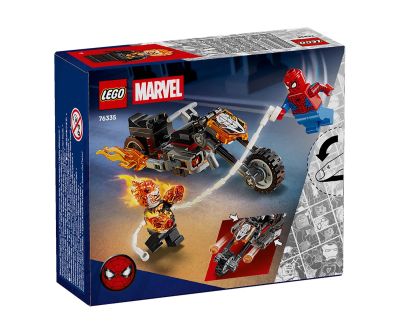 Конструктор Спайдърмен срещу Призрачен ездач с мотоциклет LEGO Marvel Super Heroes 76335 