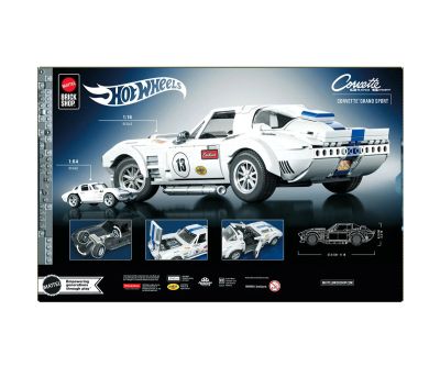 Конструктор Corvette Grand Sport Brick Shop Hot Wheels JGR31 