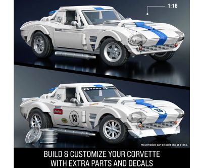 Конструктор Corvette Grand Sport Brick Shop Hot Wheels JGR31 