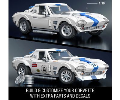 Конструктор Corvette Grand Sport Brick Shop Hot Wheels JGR31 