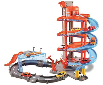 Паркинг на 3 нива с колички Bburago Street Fire