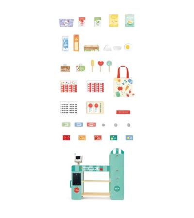 Дървен магазин с аксесоари Hape H3233