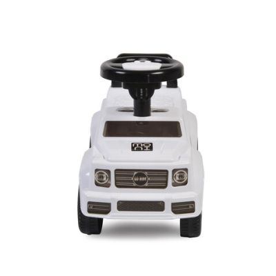 Детска кола за яздене и бутане Speed бяла 