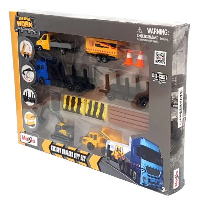Комплект транспортни средства Mini Work Machines Maisto 12630