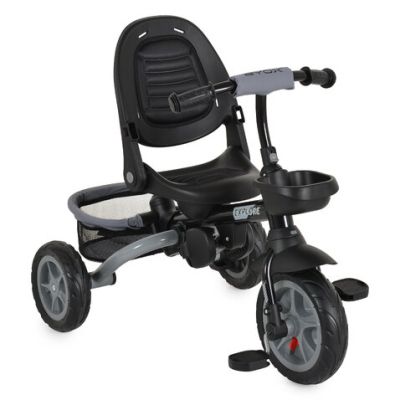 Сгъваема триколка Explore Byox тъмносив