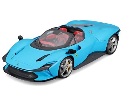 Метална кола Ferrari Signature Daytona SP3 Bburago 1:18 син