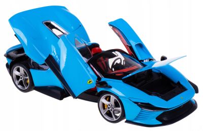 Метална кола Ferrari Signature Daytona SP3 Bburago 1:18 син