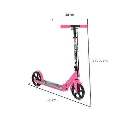 Сгъваема тротинетка Byox Monster розов