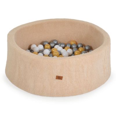 Мек басейн Boucle с топки бежов