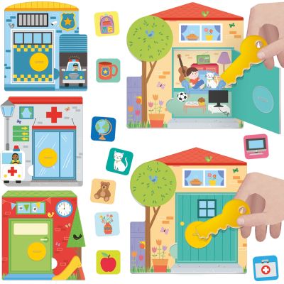 Образователна игра Търси, отвори и намери Montessori Headu HBG61749