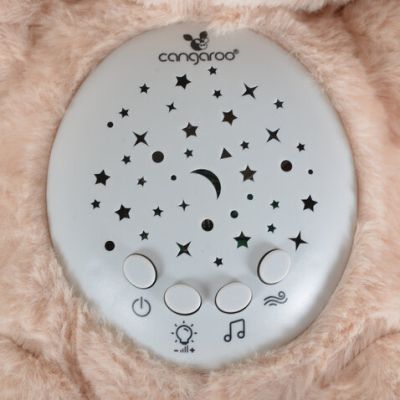 Нощна лампа проектор с бял шум Lulo Bear