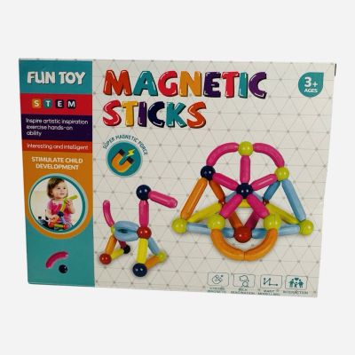 Конструктор с магнитни пръчки Magnetic sticks