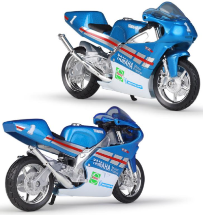 Колекционерски мотор Yamaha TZ250M Welly 1:18