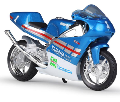Колекционерски мотор Yamaha TZ250M Welly 1:18