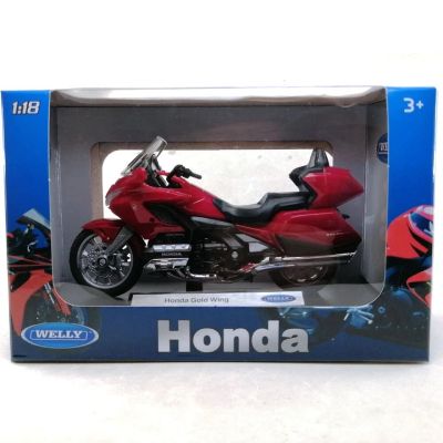 Колекционерски мотор Honda Gold Wing Welly 1:18