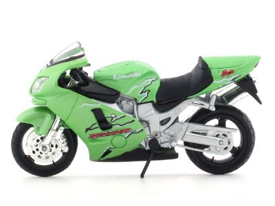 Колекционерски мотор Kawasaki Ninja ZX-12R Welly 1:18 