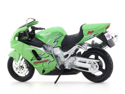 Колекционерски мотор Kawasaki Ninja ZX-12R Welly 1:18 