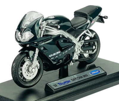 Колекционерски мотор Triumph Daytona 955i Welly 1:18