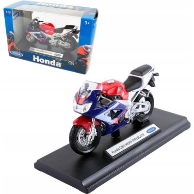 Колекционерски мотор Honda CBR900RR Fireblade Welly 1:18