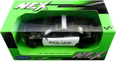 Метална кола Dodge Charger Pursuit Police Welly 1/24  