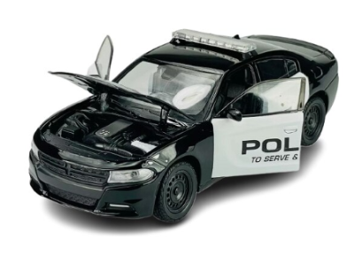 Метална кола Dodge Charger Pursuit Police Welly 1/24  