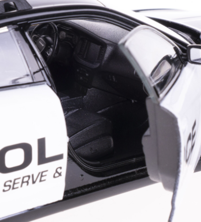 Метална кола Dodge Charger Pursuit Police Welly 1/24  