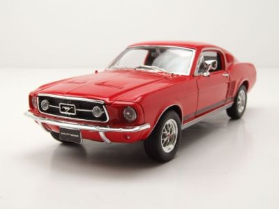 Метална кола Ford Mustang GT 1967 Welly 1:24