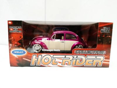 Метална кола Volkswagen Beetle Welly 1/24  
