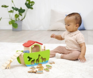 Дървен сортер с животни корабът на Ной Eichhorn 100002084