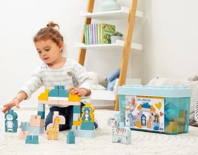 Конструктор с животни в кутия Ecoiffier Abrick 7900007981