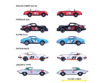 Комплект метални колички Vintage Racing Majorette 8502005001