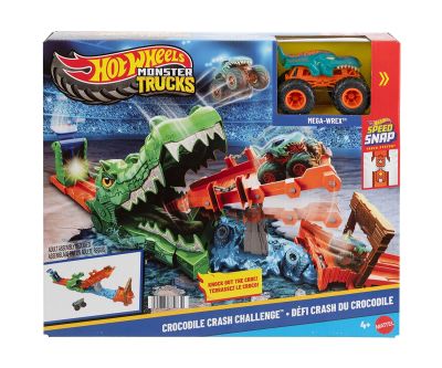 Monster Trucks писта с крокодилска каскада Hot Wheels JJN45 