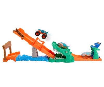 Monster Trucks писта с крокодилска каскада Hot Wheels JJN45 