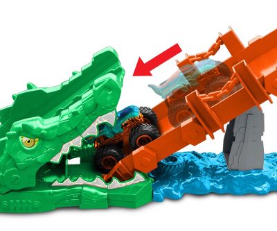 Monster Trucks писта с крокодилска каскада Hot Wheels JJN45 