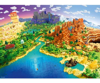 Детски пъзел Minecraft 500 части Ravensburger 12001568