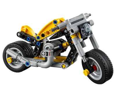 Конструктор жълт мотоциклет LEGO Technic 42225 