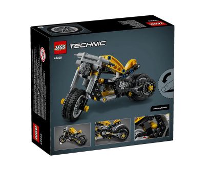 Конструктор жълт мотоциклет LEGO Technic 42225 